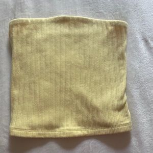 Light yellow American Eagle tube top